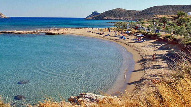 Παραλία Μακρύ-Γιαλός, Κατωβίγλι/Λαγούφα